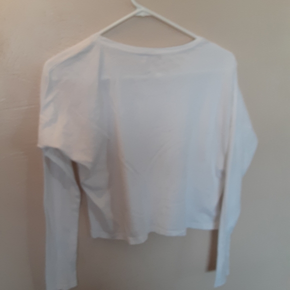 Zara Asymmetrical LS Cropped Top - Picture 3 of 5